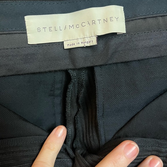 Stella McCartney pinstripe tailored pants trousers 100% wool - Picture 6 of 6